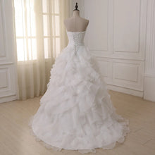 Load image into Gallery viewer, Sweetheaert Ruffles Corset  Wedding Dresses