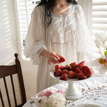 Load image into Gallery viewer, Vintage Embroidery Cotton Women Long Nightgowns