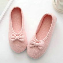 Load image into Gallery viewer, Lovely Bowtie Autumn Women Home Slippers