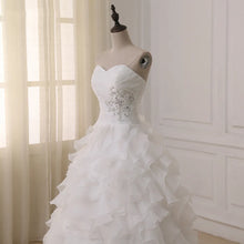 Load image into Gallery viewer, Sweetheaert Ruffles Corset  Wedding Dresses