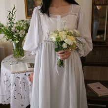 Load image into Gallery viewer, Vintage Embroidery Cotton Women Long Nightgowns