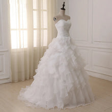 Load image into Gallery viewer, Sweetheaert Ruffles Corset  Wedding Dresses
