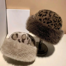 Load image into Gallery viewer, Hot Leopard Print Faux Fur Hat