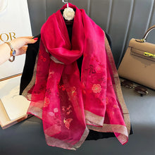 Load image into Gallery viewer, Luxury Silk Shawl Scarf