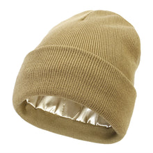 Load image into Gallery viewer, Silk Satin Lined Beanies Hats