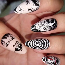 Load image into Gallery viewer, 24Pcs Horror Comic Tomie Press on Nails