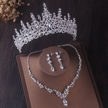 Load image into Gallery viewer, Luxury Rhinestone Tiaras Crown