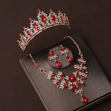 Load image into Gallery viewer, Luxury Rhinestone Tiaras Crown