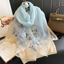 Load image into Gallery viewer, Luxury Silk Shawl Scarf