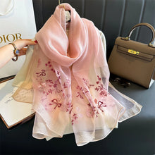 Load image into Gallery viewer, Luxury Silk Shawl Scarf