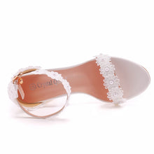 Load image into Gallery viewer, Crystal Queen Wedding Shoes