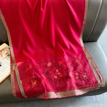 Load image into Gallery viewer, Luxury Silk Shawl Scarf