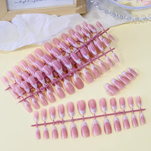 Load image into Gallery viewer, 120Pcs French Nude Pink Almond Press-On Nails