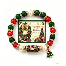 Load image into Gallery viewer, 2026 Limited Edition Christmas Magic Collection Bracelet for Women Girls, Stretch Beaded Bracelets Stocking Charms, Jewelry Gift