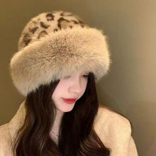 Load image into Gallery viewer, Hot Leopard Print Faux Fur Hat