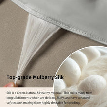 Load image into Gallery viewer, 100% Muberry Silk Fill Summer Quilt