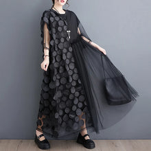 Load image into Gallery viewer, Spliced Polka Dot Vintage Dresses