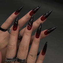 Load image into Gallery viewer, 24Pcs Horror Comic Tomie Press on Nails