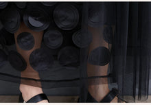 Load image into Gallery viewer, Spliced Polka Dot Vintage Dresses