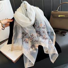 Load image into Gallery viewer, Luxury Silk Shawl Scarf