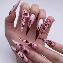 Load image into Gallery viewer, 24Pcs Horror Comic Tomie Press on Nails
