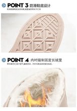 Load image into Gallery viewer, Warm Womens Rain Shoes With Fur