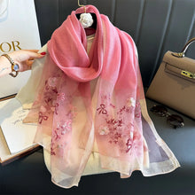 Load image into Gallery viewer, Luxury Silk Shawl Scarf