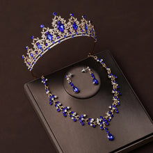 Load image into Gallery viewer, Luxury Rhinestone Tiaras Crown