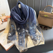 Load image into Gallery viewer, Luxury Silk Shawl Scarf