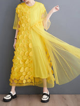 Load image into Gallery viewer, Spliced Polka Dot Vintage Dresses