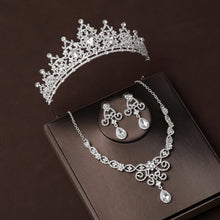 Load image into Gallery viewer, Luxury Rhinestone Tiaras Crown