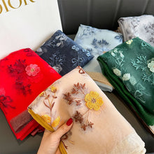 Load image into Gallery viewer, Luxury Silk Shawl Scarf