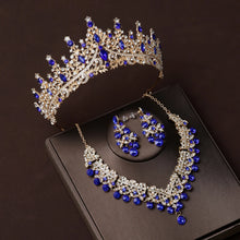 Load image into Gallery viewer, Luxury Rhinestone Tiaras Crown