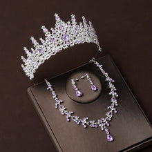 Load image into Gallery viewer, Luxury Rhinestone Tiaras Crown