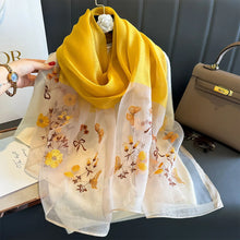Load image into Gallery viewer, Luxury Silk Shawl Scarf