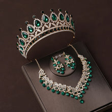 Load image into Gallery viewer, Luxury Rhinestone Tiaras Crown