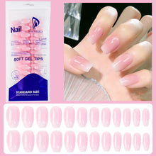 Load image into Gallery viewer, 120Pcs French Nude Pink Almond Press-On Nails