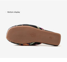 Load image into Gallery viewer, Embroidered Flower Slippers