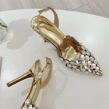 Load image into Gallery viewer, Elegant Crystal PVC Transparent High Heels Shoes