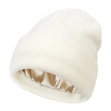 Load image into Gallery viewer, Silk Satin Lined Beanies Hats