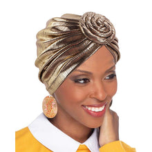 Load image into Gallery viewer, Glitter Donut Turban Caps For Women