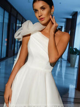 Load image into Gallery viewer, One Shoulder Organza Wedding Gown