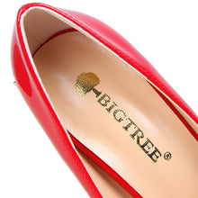 Load image into Gallery viewer, Metal Carving Heels Gold Handmade Wedding Shoes