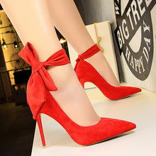Load image into Gallery viewer, High Heels Bow-knot Ladies Shoes