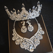 Load image into Gallery viewer, Luxury Crown Necklace Earrings Sets