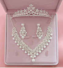 Load image into Gallery viewer, Crystal Bridal Jewelry Sets