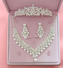 Load image into Gallery viewer, Crystal Bridal Jewelry Sets