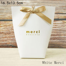 Load image into Gallery viewer, 5/20/50pcs Bronzing French Gift Bag With Ribbon