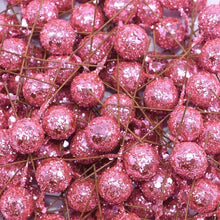 Load image into Gallery viewer, 100pcs Mini Artificial Stamens Cherry Glitter Berry