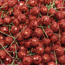 Load image into Gallery viewer, 100pcs Mini Artificial Stamens Cherry Glitter Berry